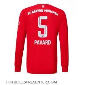 Bayern Munich Benjamin Pavard #5 Hemma Matchtröja 2022-23 Långärmad